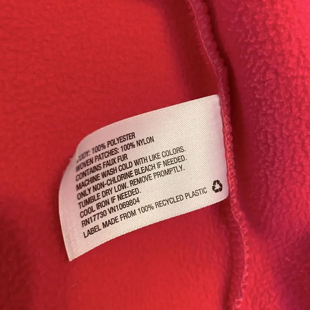 Cat & Jack | Baby Girl’s Pink Sherpa Fuzzy Jacket, Size 18M